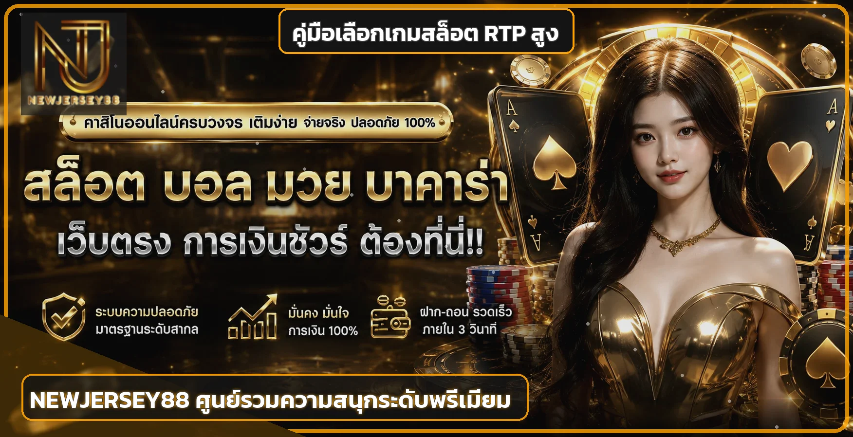 NewJersey88 วิธีเลือกเกมสล็อต RTP สูงแบบเข้าใจจริง